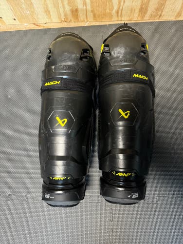 Used Bauer Supreme Mach Shin Guards 16” (good Condition)