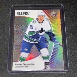 Andrei Kuzmenko Vancouver Canucks 23-24 NHL UD Allure Confetti Base Parallel #23