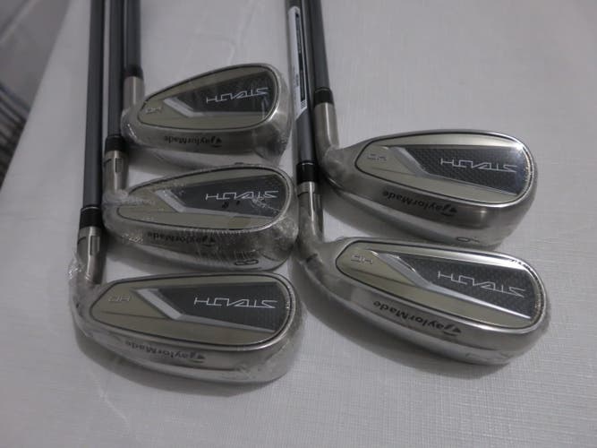 TaylorMade 2023 Stealth HD Iron Set - 6-PW - Senior Flex Graphite - NEW