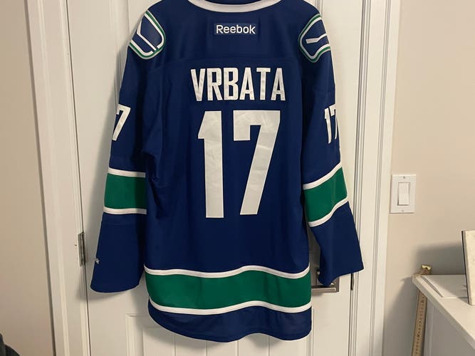 Official Reebok Vancouver Canucks Radim Vrbrata Home Jersey Size XXL 2XL