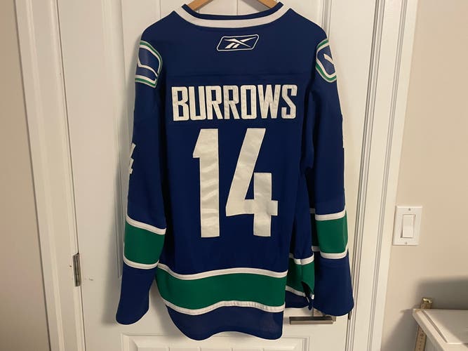 Official Reebok Vancouver Canucks Alex Burrows Home Jersey Size L Large