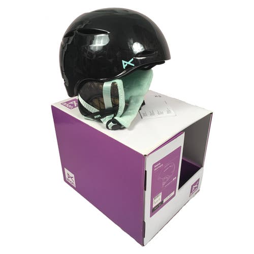 NEW Anon Burton Keira Womens Snowboard Helmet!  Small  Black  (52-55 cm)