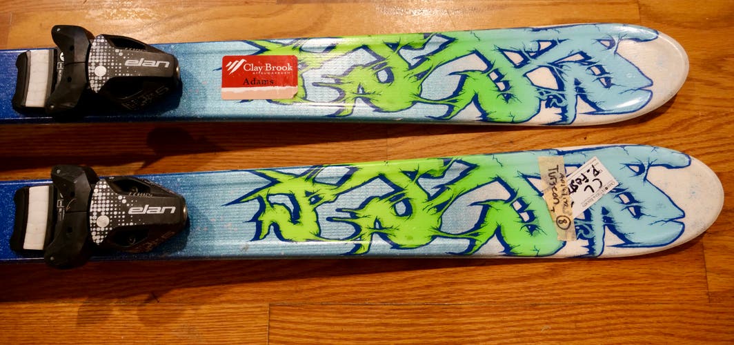 Used Kid's K2 Indy 124 cm All Mountain Skis With Bindings