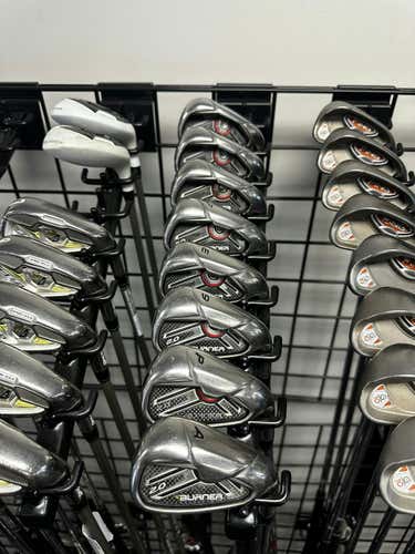 Used Taylormade Burner 2.0 4i-gw Aw Stiff Flex Steel Shaft Iron Sets