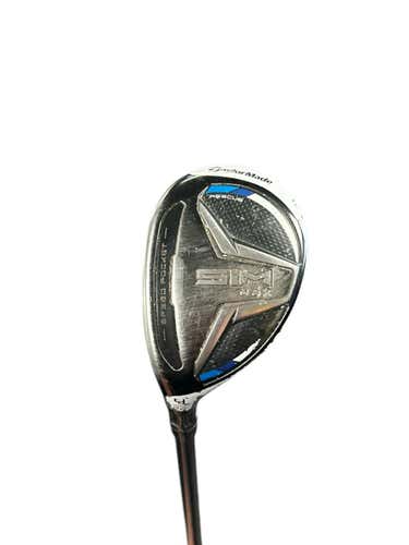 Used Taylormade Sim Max 4 Hybrid Stiff Flex Graphite Shaft Hybrid Clubs