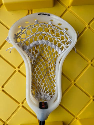 Warrior BURN FO Recovery Strung Lacrosse Head