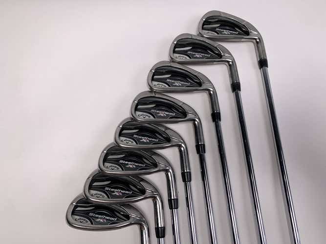 Callaway Steelhead XR Iron Set 4-PW+AW Project X Precision Rifle 5.5 Regular RH