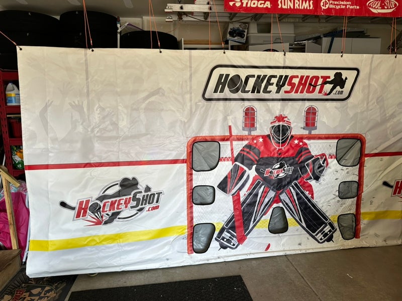 Used hockey shot