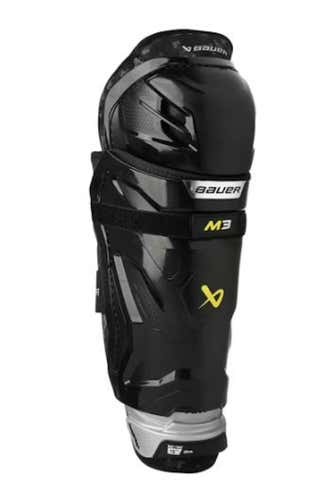 New Bauer Intermediate Supreme M3 Shin Guard Hockey Shin Guards 14"