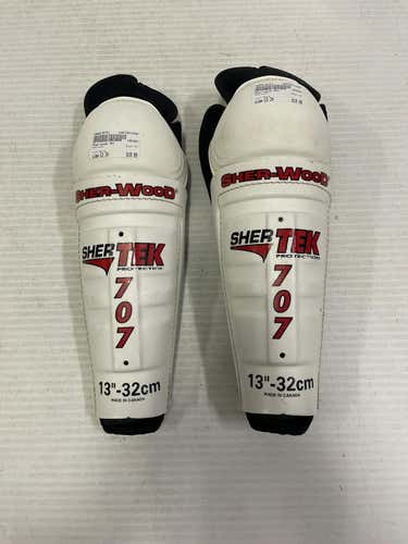 Used Sher-wood 707 13" Hockey Shin Guards