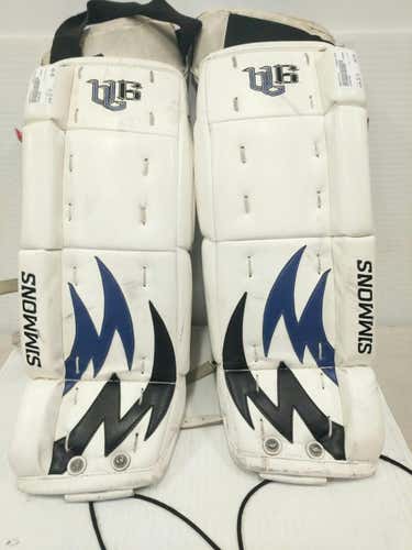 Used Simmions 22" Goalie Leg Pads