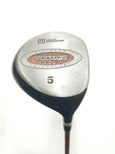 Used Wilson Matrix 5 Wood Regular Flex Graphite Shaft Fairway Woods