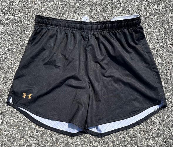 Under Armour Women's Large 5" Black Lacrosse Shorts UJLSP1W