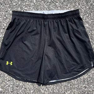 Under Armour Women's Large 5" Black Lacrosse Shorts UJLSP1W