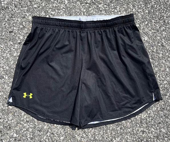 Under Armour Women's Large 5" Black Lacrosse Shorts UJLSP1W