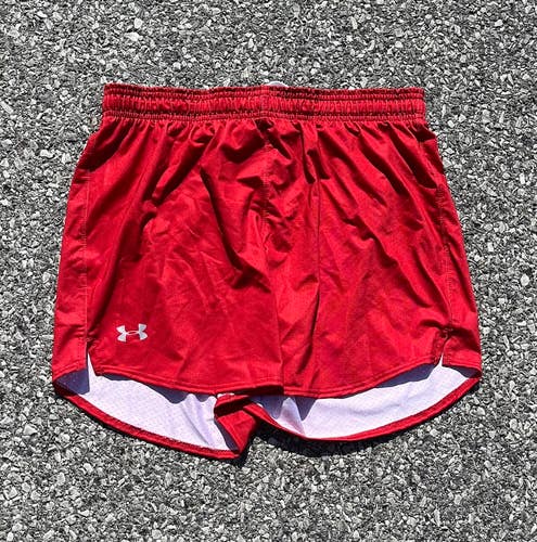 Under Armour Women's Large 5” Red Lacrosse Shorts UJLSP1W