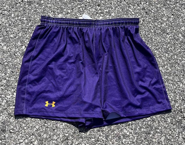 Under Armour Armourfuse Women's Large 5” Purple Lacrosse Shorts