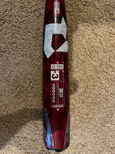 Used 2022 DeMarini BBCOR Certified Alloy 30 oz 33" Voodoo One Bat