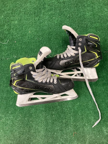 Used Senior Bauer GSX Hockey Goalie Skates Regular Width 9