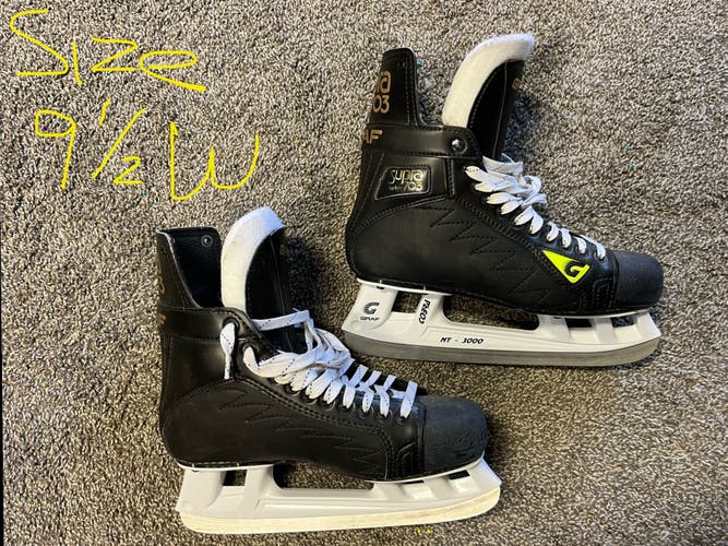 New Senior Graf Supra 703 Hockey Skates Wide Width 9.5