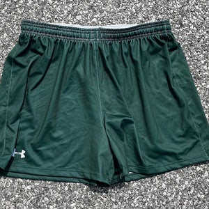 Under Armour Armourfuse Women's Large 5" Dark Green Shorts