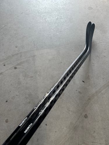 2 PACK New Junior CCM Left Hand P28 40 Flex Pro Stock FT Ghost Hockey Stick Blackout Pro+