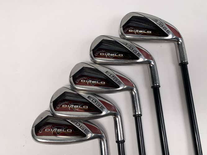 Callaway Diablo Edge Iron Set 5-PW (No 7) Regular Graphite Mens RH Midsize Grips