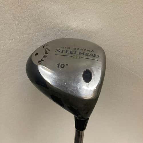 Used Callaway Big Bertha Steelhead Iii Rh 10dg Graphite Drivers