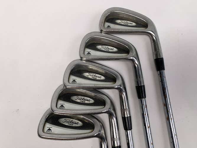 Titleist DCI 762 Iron Set 4-9 (No 6) Rifle FCM 5.5 Regular Steel Mens RH +1/2"