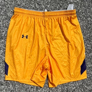 Under Armour Men's Yellow Lacrosse Shorts