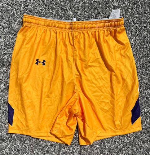 Under Armour Men's Yellow Lacrosse Shorts