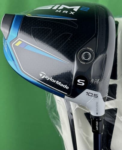 TaylorMade SIM2 MAX Driver 10.5* Stiff Flex Fujikura Ventus Blue 5S NEW #85113