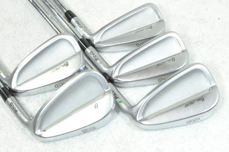 Ping iBlade 6-W Iron Set Green Dot Right X-Stiff Flex Steel # 179500