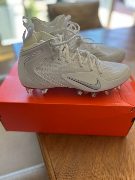 New Nike Alpha Huarache 8 elite lax cleats, size 8 men’s/9.5 women