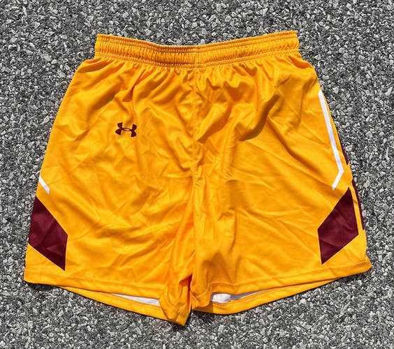 Under Armour Men's Yellow Lacrosse Shorts