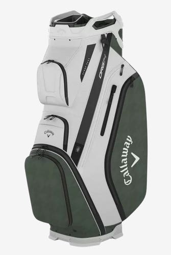 NEW Callaway Golf 2024 Org 14 Khaki/Jade Hounds Cart Golf Bag