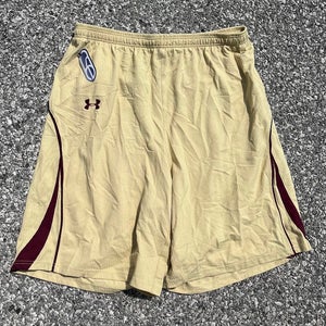 Under Armour Men's 2X Tan Lacrosse Shorts 1325876