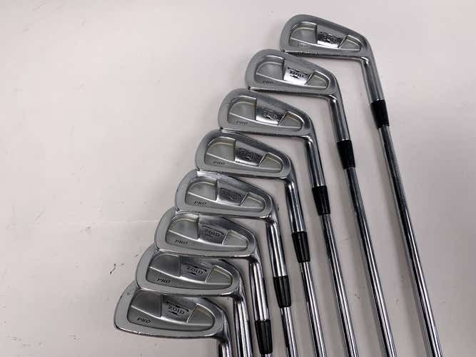 Mizuno T-Zoid Pro Forged Iron Set 3-PW True Temper Dynalite Gold R300 Regular RH