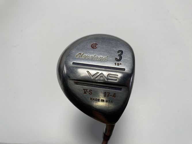 Cleveland Vas 3 Fairway Wood 15* Regular Steel Mens RH