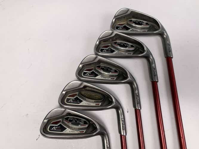 Ping K15 Iron Set 5-9 Silver Dot 4* Up TFC149 Regular Graphite Mens RH