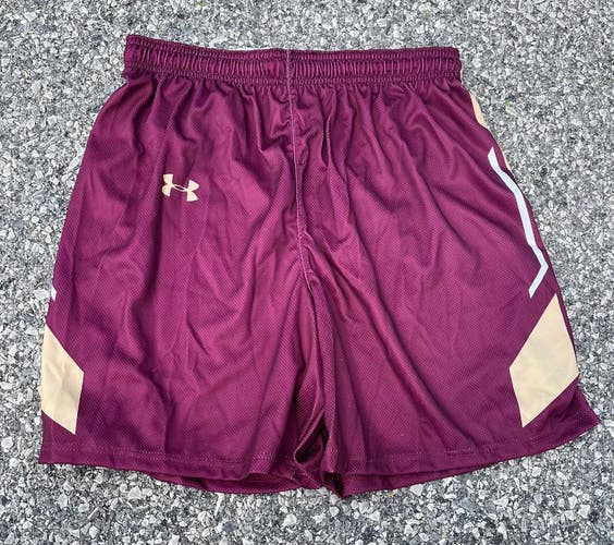 Under Armour Men's Maroon Lacrosse Shorts UJLSG1M