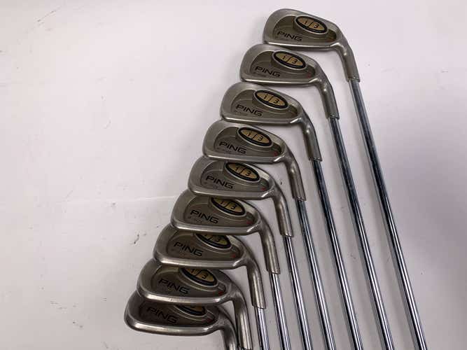 Ping i3 Oversize Iron Set 4-PW+SW+LW Red Dot 1* Flat Cushin JZ Regular Steel RH