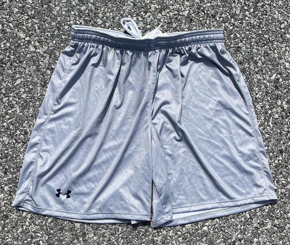 Under Armour Men's Grey Lacrosse Shorts 1274391