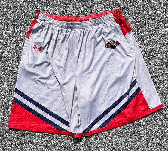 Under Armour All America Men's 2X Grey Lacrosse Shorts 1237531