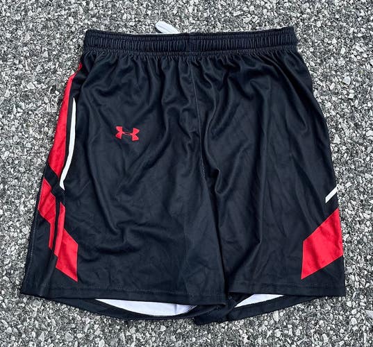 Under Armour Men's Black Lacrosse Shorts UJLSG1M