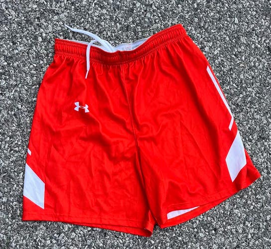 Under Armour Men's Orange Lacrosse Shorts UJLSG1M