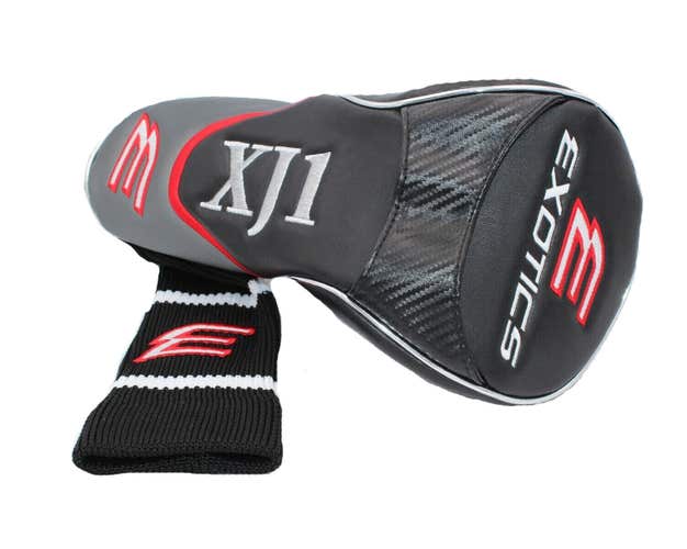 NEW Tour Edge Exotics XJ1 Black/Silver/Red 460cc Driver Headcover