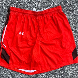 Under Armour Men's XL Orange Lacrosse Shorts UJLSG1M