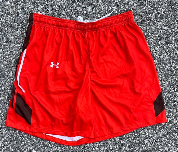 Under Armour Men's XL Orange Lacrosse Shorts UJLSG1M