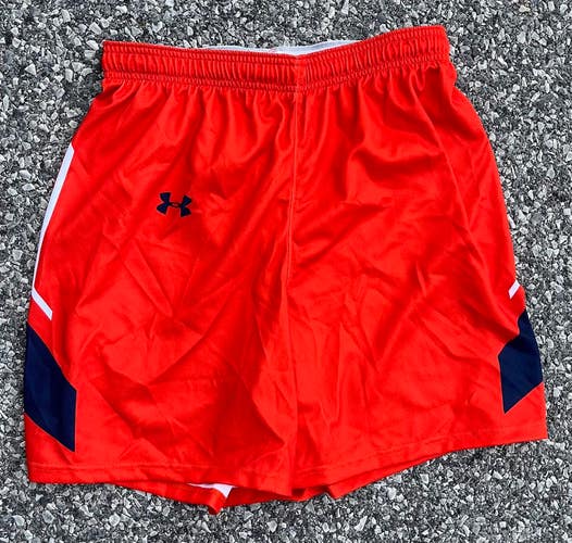 Under Armour Men's Large Orange Lacrosse Shorts UJLSG1M